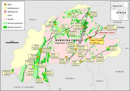 Burkina: Golden Rim annonce une augmentation de 43 % des ressources aurifères au projet Kouri